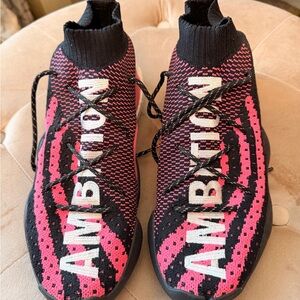 adidas by Pharrell Williams Black and Pink Women's “Ambition” sneakers